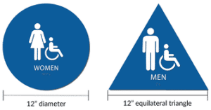 women men ca title 24 signs 1 : alpha dog ada signs