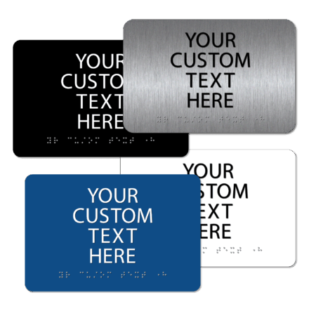 Custom Braille Sign - 6"x 9"