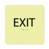 photoluminescent braille exit signs e66 lg 01 : alpha dog ada signs