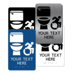 collage all gender active handicap restroom signs cagtai96 : alpha dog ada signs