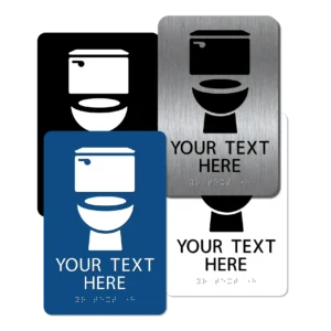Custom All Gender Bathroom Sign