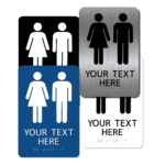 collage unisex restroom signs cu96 : alpha dog ada signs
