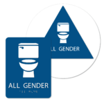 all gender bathroom sign bundle blue agt bun : alpha dog ada signs