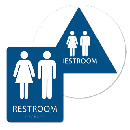 Unisex Bathroom Sign Bundle