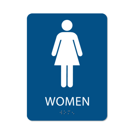 Women's Bathroom Sign - Alpha Dog ADA Signs