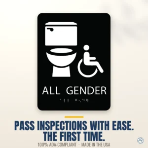 Accessible All Gender Restroom Sign — black — hero.webp