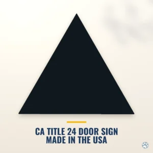 Boy's Bathroom Door Sign (Blank) — black — hero